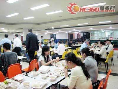 上海消防展会花絮：展会食堂各个角落