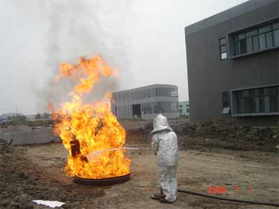 兴化锁龙环氧丙烷灭火试验圆满成功