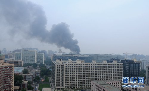 中国工商银行总行简易楼失火 无人伤亡