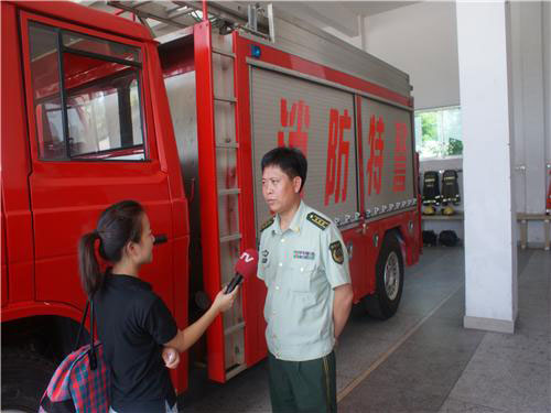 湖南媒体赴邵阳采访宋文博生前所在支队