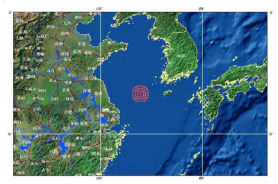 南黄海5.0级地震 上海市有明显震感/图