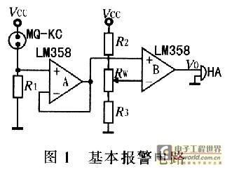 低成本可燃性气体泄漏报警器设计