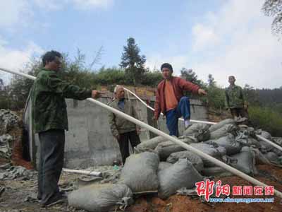 广建消防蓄水池 农村民生安全得保障