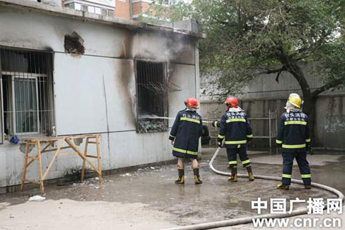 包头一饭店煤气罐爆炸 造成4人受伤