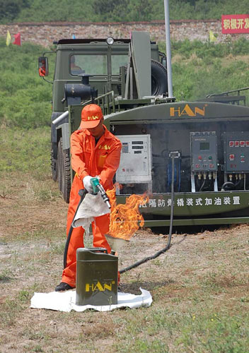 HAN阻隔防爆技术现场演示会在遵化举行