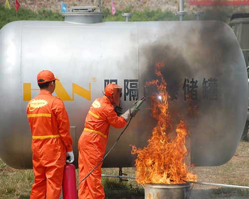 HAN阻隔防爆技术现场演示会在遵化举行