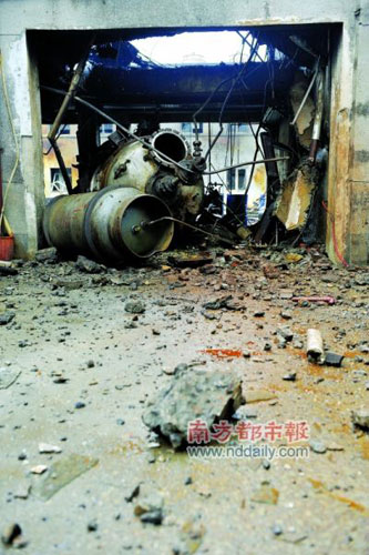 从化一制药厂爆炸1死4伤 疑操作不当/图