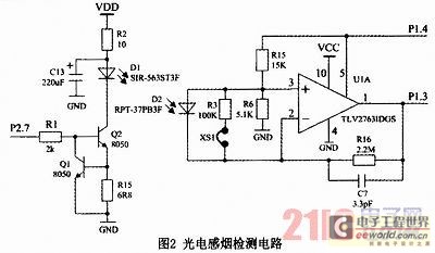 基于MSP43O单片机的家用烟雾报警器的设计