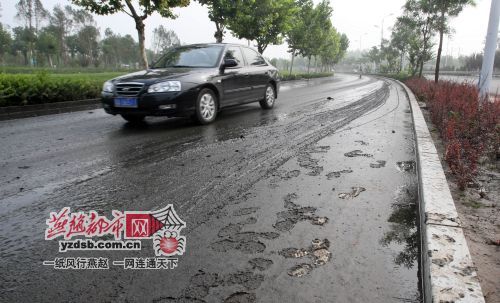 暴雨致石家庄20多处路段积水 疑排水所致