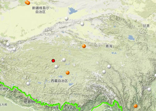 西藏尼玛县凌晨3时40分5.1级地震/图