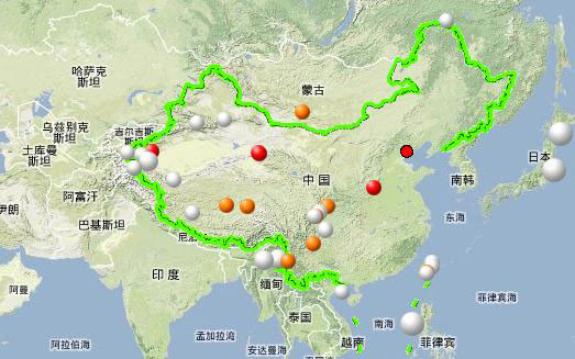 我国12日接连发生4起地震 震级均3级以上