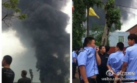 沈阳八达加油站附近一化工厂爆炸1人失踪