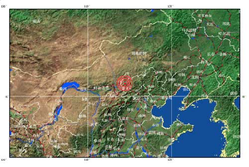 凌晨3时38分河北张家口张北发生3.1级地震