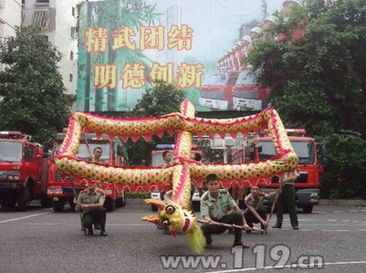 湖南耒阳建消防乐队 打造警营文化品牌