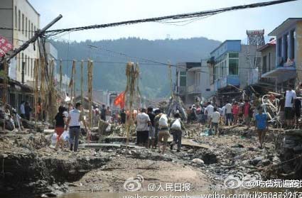 组图：东北洪灾已造成85人死亡 105人失踪