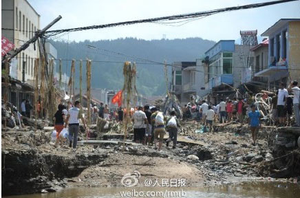 组图：东北洪灾已造成85人死亡 105人失踪