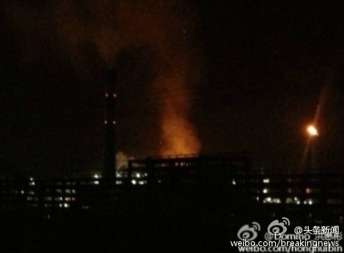 福建漳州PX项目厂区发生爆炸 伤亡不详/图