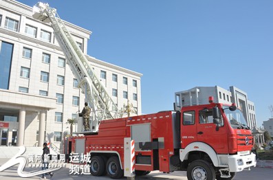 芮城消防投200余万购置云梯车用于消防建设