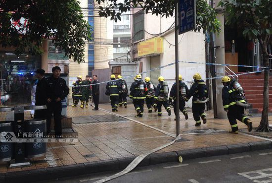 广西中医药大学制药厂六楼药剂室发生火灾