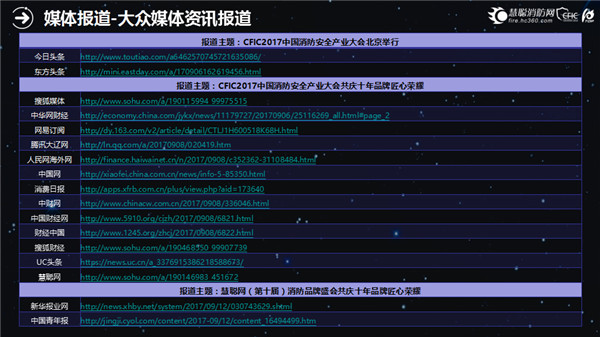 CFIC2017中国消防安全产业大会服务报告