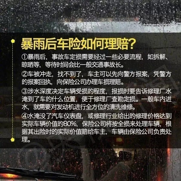 注意丨暴雨天行车注意啥？这份指南快收好！