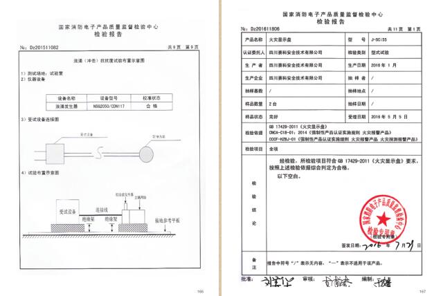 四川赛科认证证书及检验报告汇编之二