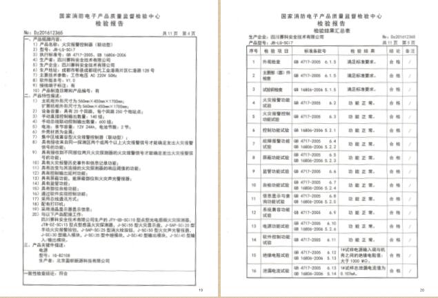 四川赛科认证证书及检验报告汇编之一