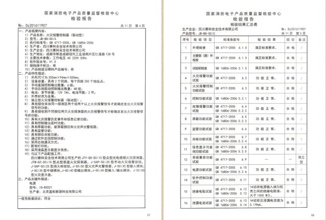 四川赛科认证证书及检验报告汇编之二