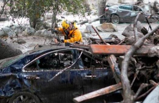 火灾之后又遇暴雨：美国加州爆发泥石流致13人死亡