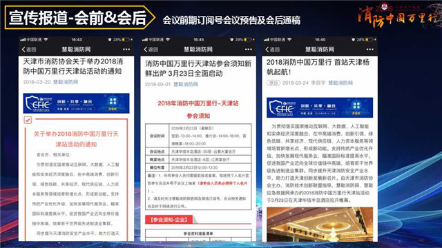 消防中国万里行天津站会后服务报告