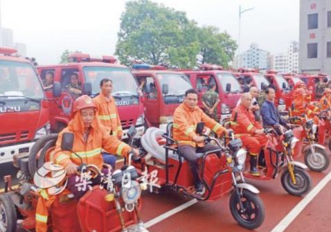 强体魄护家园 柳市多种形式消防救援队伍岗位大练兵