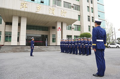 萍乡消防救援支队常态化开展队列训练 ！
