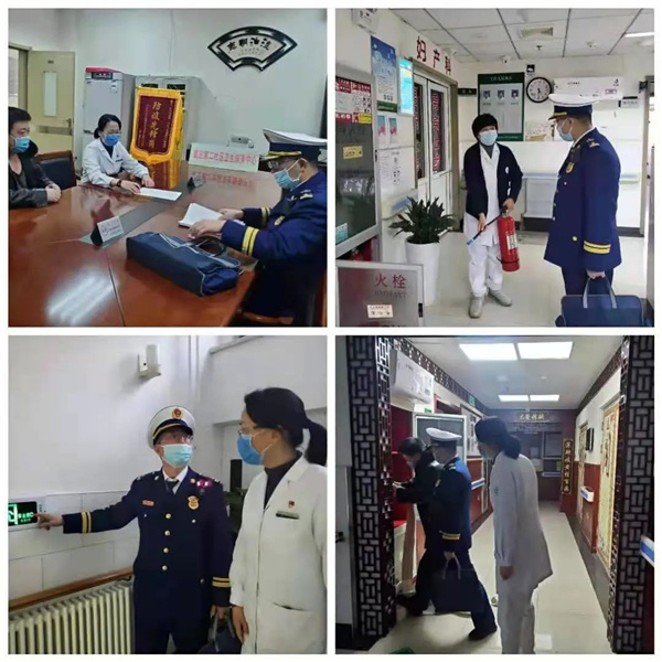 北京朝阳消防为新冠肺炎病毒疫苗接种工作保驾护航