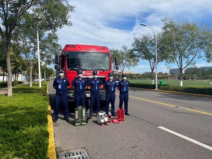 天津：保税消防圆满完成保税区协办中巴建交七十周年庆祝活动消防安保任务