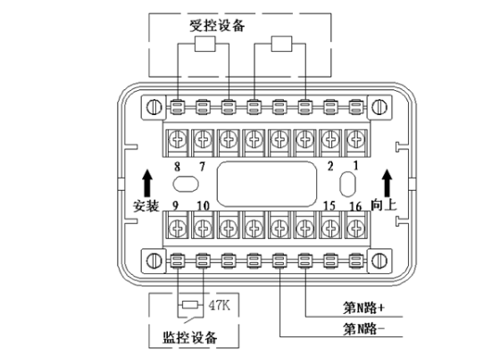 西核彩桥KM8303输入输出模块接线图