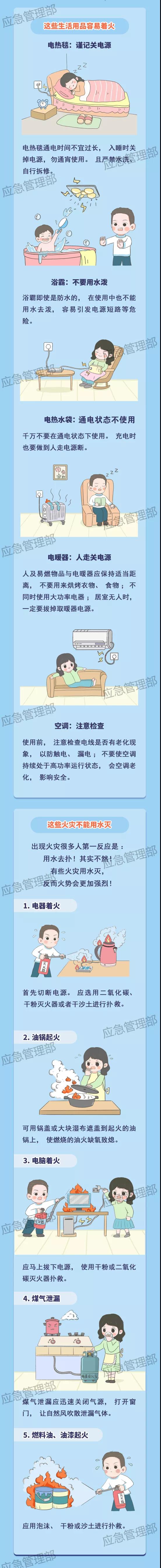 火灾防控小贴士来了！