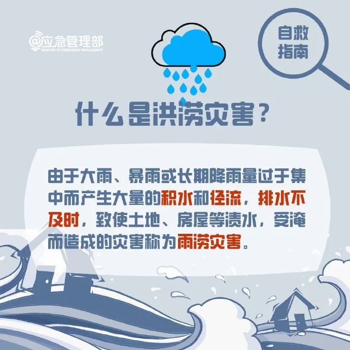 洪涝面前，我们应该知道的事！