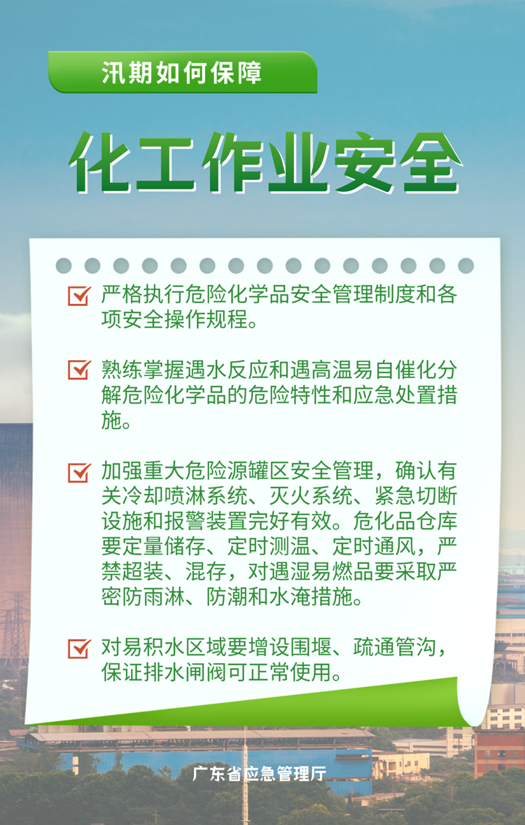 汛期企业如何保障生产安全？