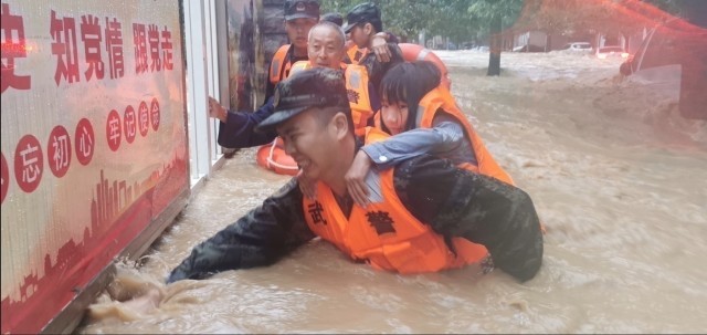 福建松溪出现历史最大洪水