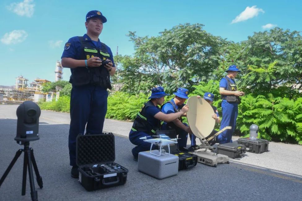 辽宁：鞍山支队举办队史最大规模石化灾害实战演练