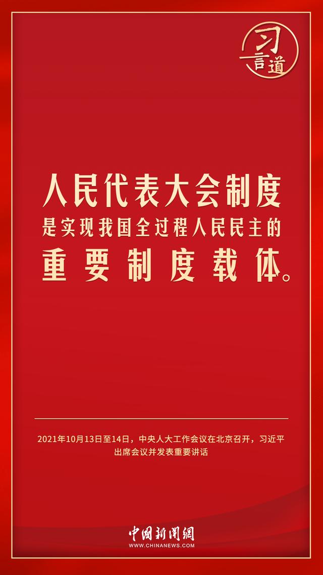 习言道｜人民民主是一种全过程的民主