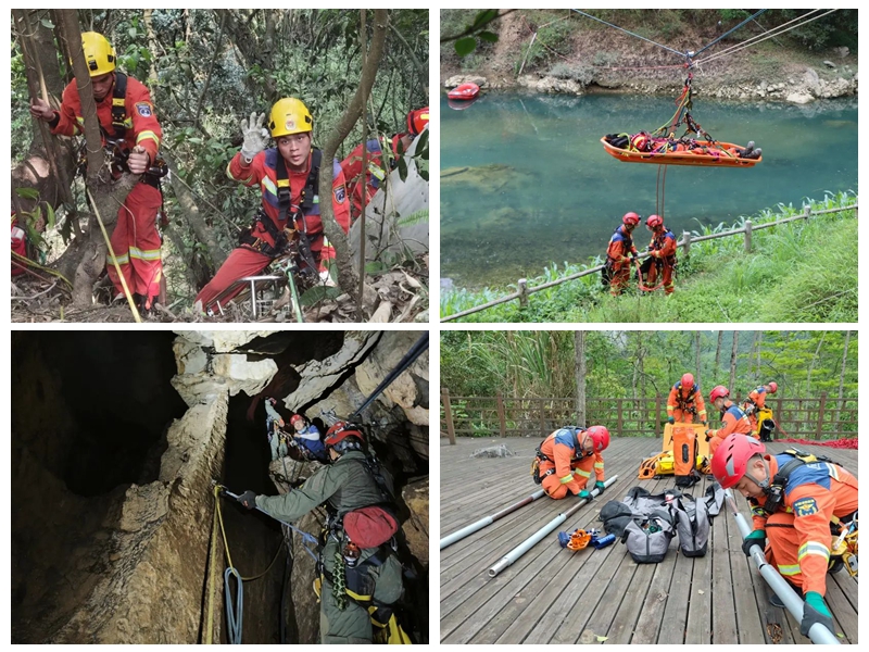 广西：举办“山河蓝焰”山岳洞穴绳索救援技术交流活动