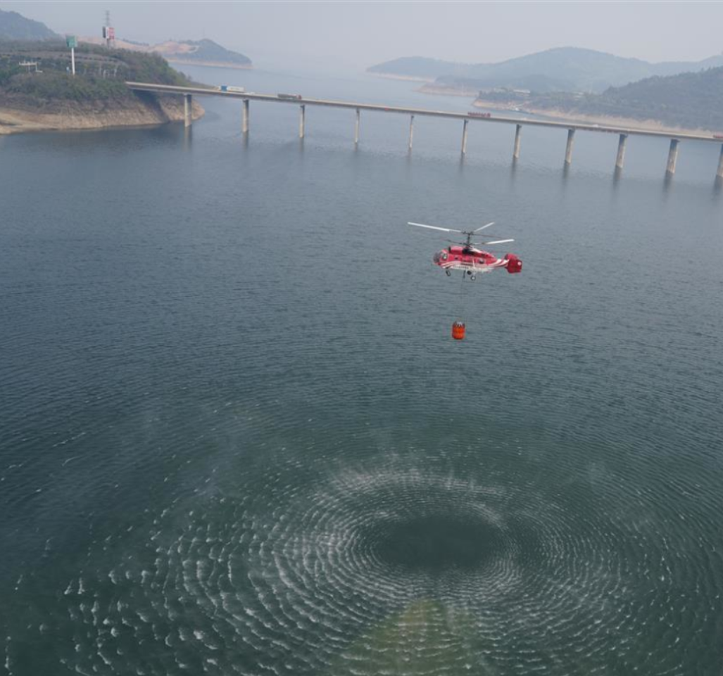 湖北应急开展空中巡山防灭火活动