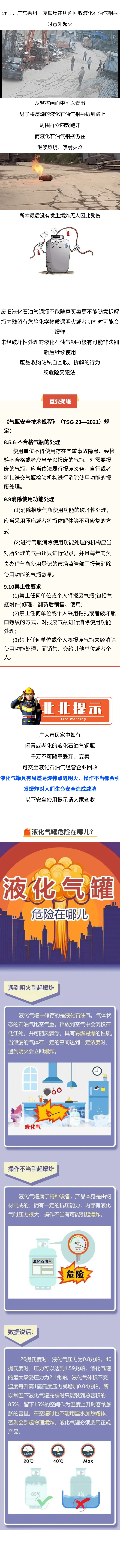 液化气罐日常使用注意事项