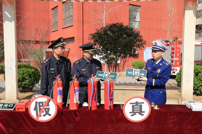 山东枣庄：滕州市消防救援大队组织开展打击假冒伪劣消防产品主题宣传月活动
