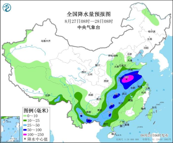 华西地区至黄淮一带将有强降雨