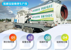 上海引进装修垃圾处理生产线全套设备  促进城市垃圾分类